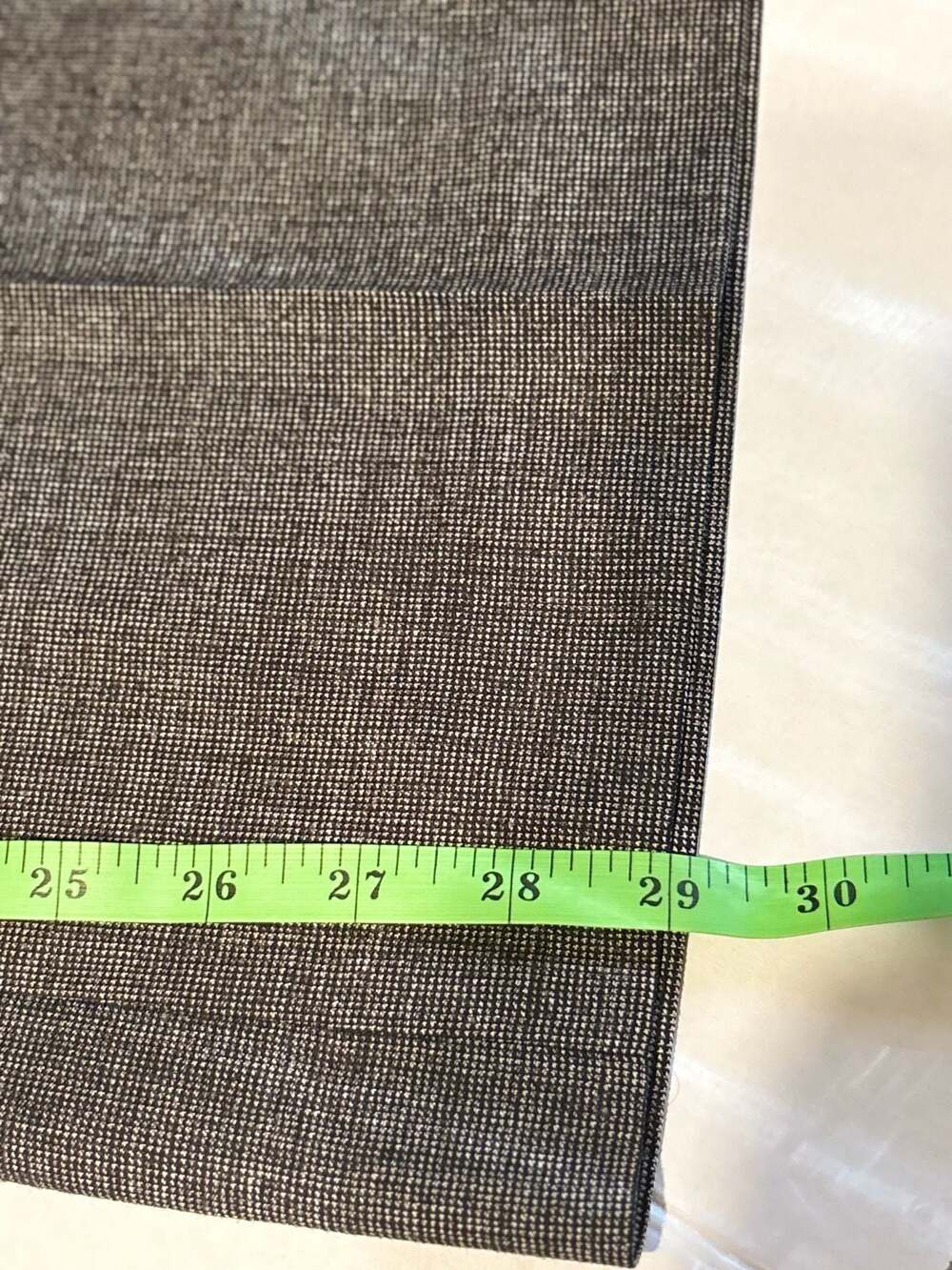 Lafayette 148 New York Women's Gray Herringbone Wide-Leg Trousers #1386 - Picture 9 of 11